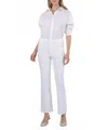 Kut From The Kloth Kelsey High Rise Ankle Flare With Raw Hem In Optic White In White