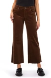 Kut From The Kloth Kelsey High Waist Ankle Flare Corduroy Pants In Brown