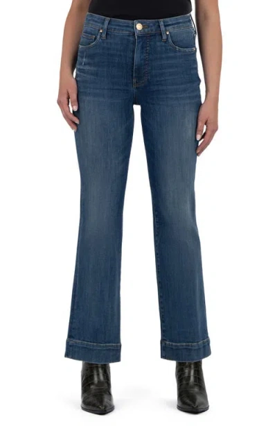 Kut From The Kloth Kelsey High Waist Ankle Flare Jeans In Blue