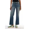 Kut From The Kloth Kelsey High Waist Ankle Inset Kick Flare Jeans In Miracles
