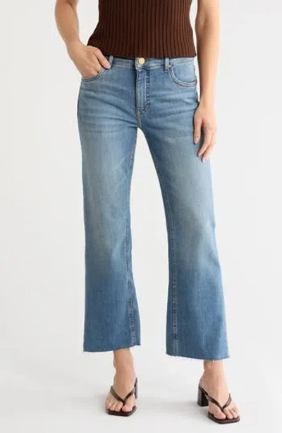 Kut From The Kloth Kelsey High Waist Fab Ab Ankle Flare Leg Jeans In Amaze