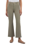 Kut From The Kloth Kelsey High Waist Flare Ankle Jeans In Moss