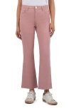 Kut From The Kloth Kelsey High Waist Flare Ankle Jeans In Petal