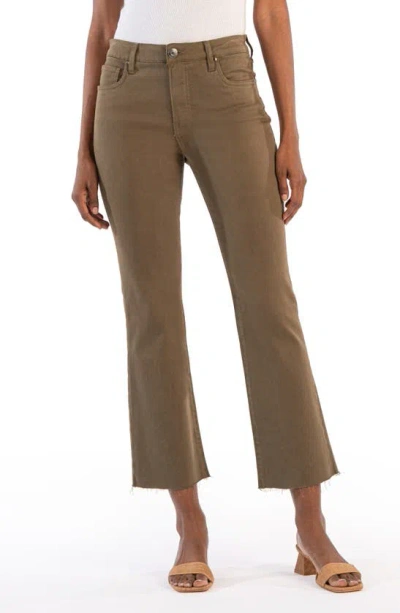 Kut From The Kloth Kelsey High Waist Flare Ankle Jeans In Uniform