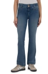 Kut From The Kloth Stella High Waist Raw Hem Flare Jeans In Blue