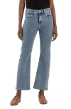 KUT FROM THE KLOTH KUT FROM THE KLOTH KELSEY SEAMED HIGH WAIST ANKLE FLARE JEANS