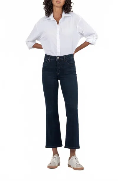 Kut From The Kloth Kesley High Rise Ankle Flare Jeans In Illustrate In Multi