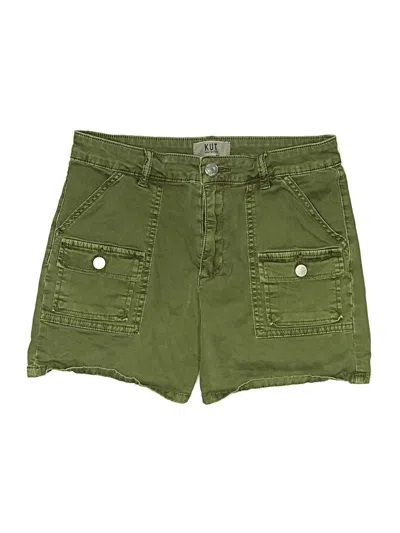 Pre-owned Kut From The Kloth Khaki Shorts In Green