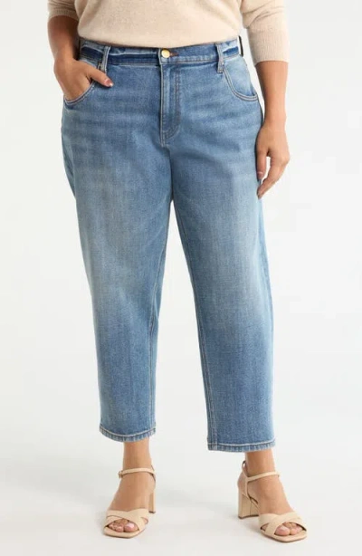 Kut From The Kloth Kit High Waist Crop Baggy Jeans In Blue