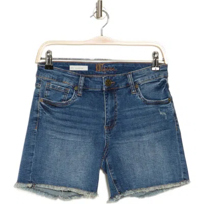 Kut From The Kloth Kitty Cutoff Denim Shorts In Maple