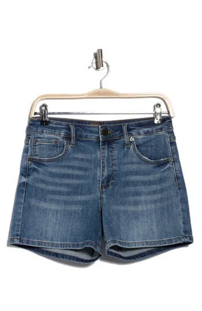 Kut From The Kloth Kity Boyfriend Denim Shorts In Blue