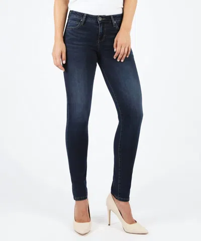 Kut From The Kloth Kurvy Skinny Denim In Likable In Blue