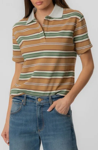 Kut From The Kloth Livvy Stripe Polo In Multi