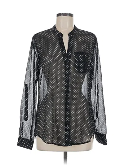 Pre-owned Kut From The Kloth Long Sleeve Blouse In Gray