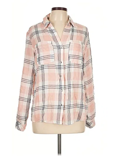 Pre-owned Kut From The Kloth Long Sleeve Blouse In Pink