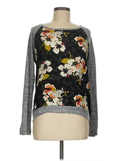 Pre-owned Kut From The Kloth Long Sleeve T-shirt In Gray