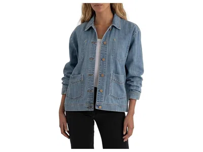 KUT FROM THE KLOTH LORETTA-LONG SLEEVE BUTTON FRONT JACKET