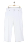 Kut From The Kloth Lucy Double Button High Waist Wide Leg Jeans In Optic White