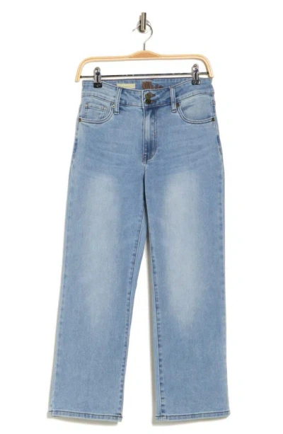 Kut From The Kloth Lucy Double Button Wide Leg Jeans In Dahlia