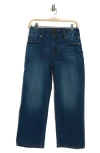 Kut From The Kloth Lucy High Waist Crop Wide Leg Jeans In Blue