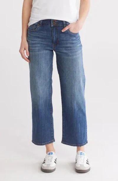Kut From The Kloth Lucy High Waist Double Button Wide Leg Jeans In Guara