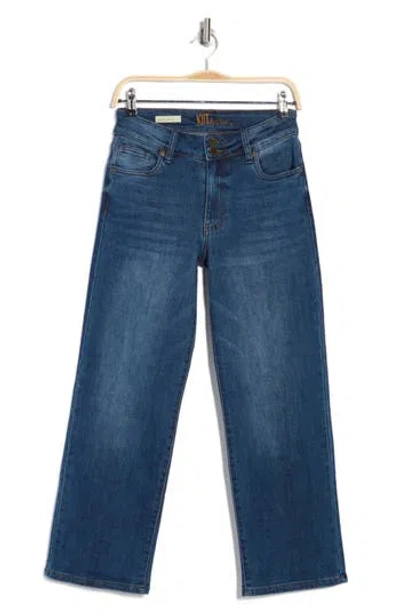 Kut From The Kloth Lucy High Waist Wide Leg Jeans In Barberry