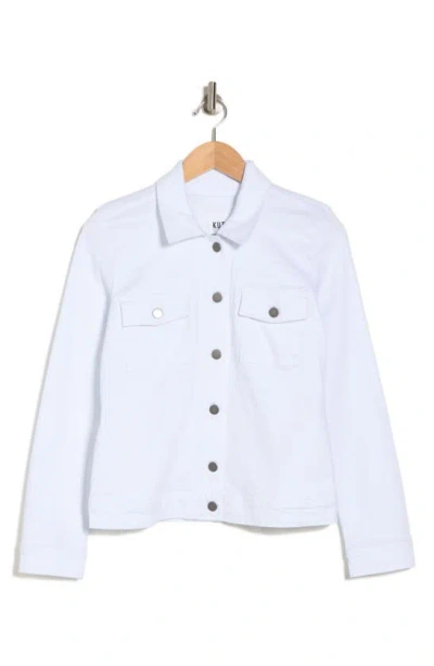 Kut From The Kloth Magnolia Shirt Jacket In Optic White