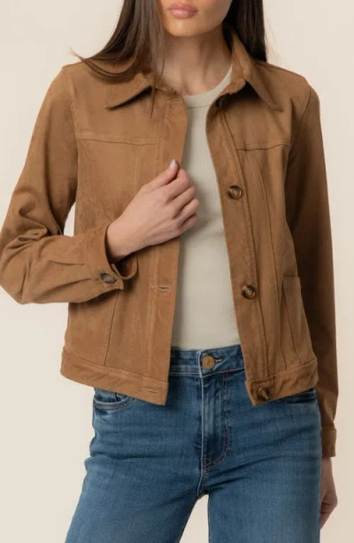 Kut From The Kloth Matilda Trucker Jacket In Brown
