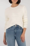 Kut From The Kloth Maxine Fuzzy Sweater In White