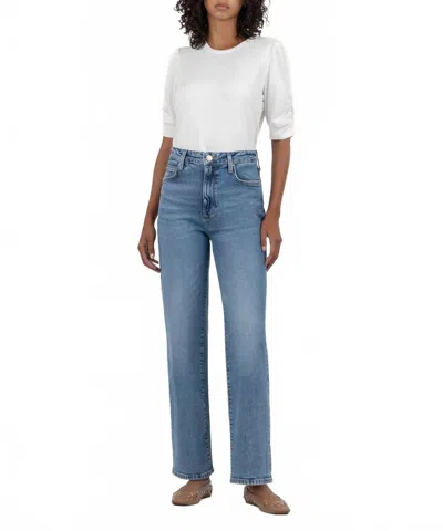 Kut From The Kloth Maylee Scoop Neck Blouse In Ivory In White