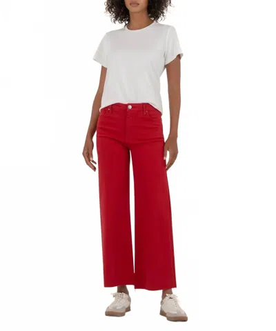 Kut From The Kloth Meg Fab Ab High Rise Jeans In Ruby Red