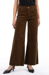 Kut From The Kloth Meg Fab Ab High Waist Wide Leg Jeans In Brunette
