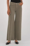 Kut From The Kloth Meg Fab Ab High Waist Wide Leg Jeans In Green