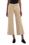 Kut From The Kloth Meg Fab Ab Raw Hem High Waist Ankle Wide Leg Jeans