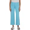 Kut From The Kloth Meg Fab Ab Raw Hem High Waist Ankle Wide Leg Jeans In Capri Blue