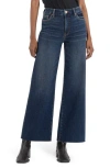 Kut From The Kloth Meg Fab Ab High Waist Raw Hem Ankle Wide Leg Jeans In Exhibited