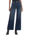 Kut From The Kloth Meg Fab Ab High Waist Raw Hem Ankle Wide Leg Jeans In Multi