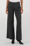 Kut From The Kloth Meg High Rise Crop Wide Leg Pants In Gray