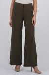 Kut From The Kloth Meg High Rise Crop Wide Leg Pants In Green