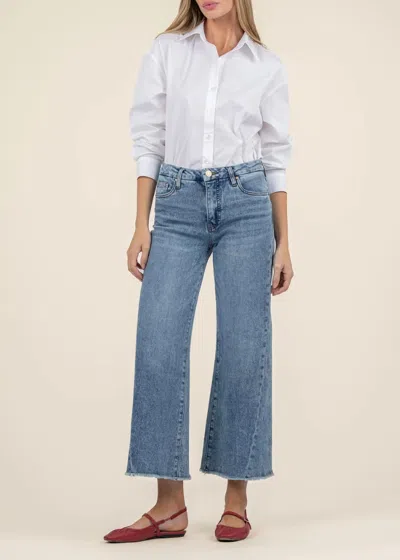 KUT FROM THE KLOTH MEG HIGH RISE DENIM PANTS IN DEFIANT