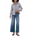 Kut From The Kloth Meg High Rise Wide Leg Jean In Toughness In Multi