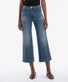 Kut From The Kloth Meg High Rise Wide Leg Jeans In Lovers In Blue