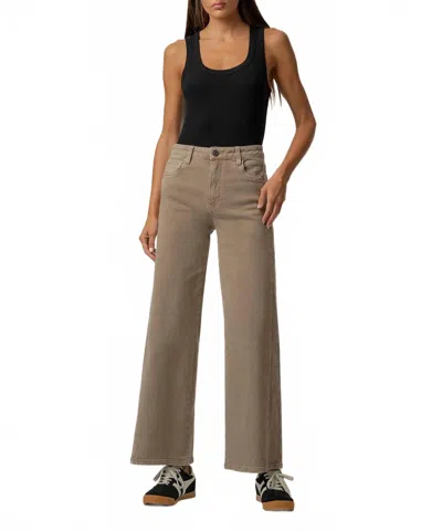 Kut From The Kloth Meg High Rise Wide Leg Jeans In Milk Tea In Multi