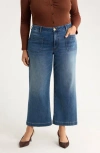 Kut From The Kloth Meg High Waist Ankle Wide Leg Jeans In Blue