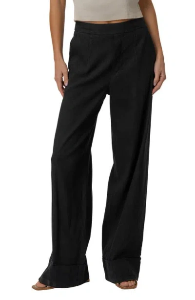 Kut From The Kloth Meg High Waist Ankle Wide Leg Pants In Black
