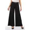 Kut From The Kloth Meg High Waist Super Wide Leg Twill Pants In Black