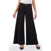 Kut From The Kloth Meg High Waist Super Wide Leg Twill Pants In Black