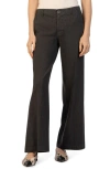 Kut From The Kloth Meg High Waist Super Wide Leg Twill Pants In Charcoal