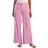 Kut From The Kloth Meg High Waist Wide Leg Linen Blend Pants In Orchid