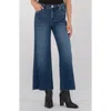 Kut From The Kloth Kelsey High Waist Raw Hem Straight Leg Jeans In Blue